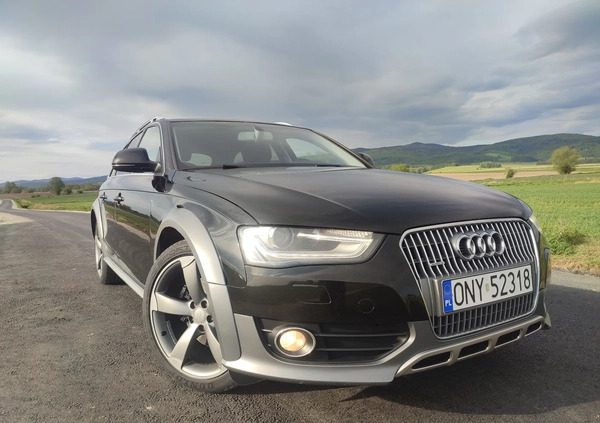 Audi A4 Allroad cena 56700 przebieg: 249000, rok produkcji 2014 z Wiązów małe 277